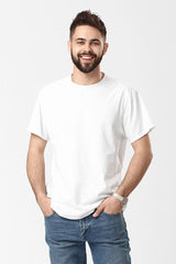 Camiseta de Polyalgodón | Cuello Redondo | Fit  Regular