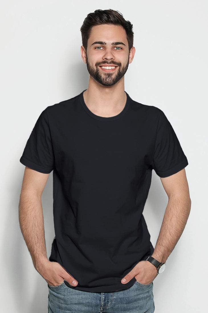 Camiseta de Elastano | Cuello Redondo | Fit Stretch