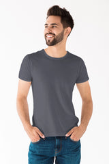 Camiseta de Polyalgodón | Cuello Redondo | Fit Slim