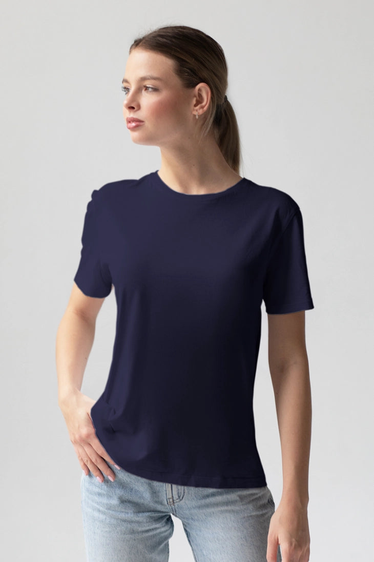 Camiseta de Polyalgodón | Cuello Redondo | Unisex